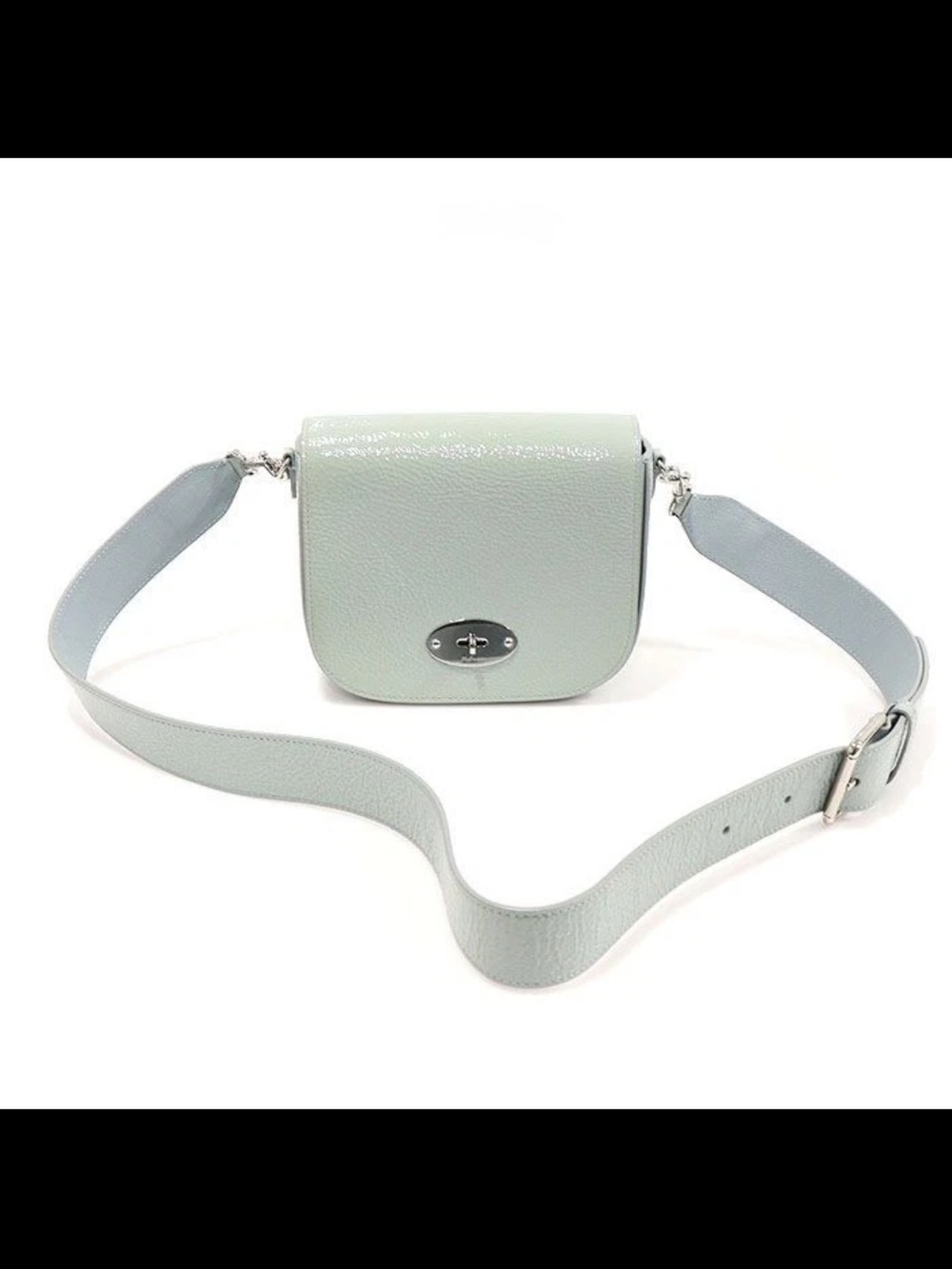 Mulberry Pale Mint Leather Crossbody Bag